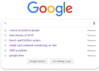Google іздеу тарихын қалай жоюға болады