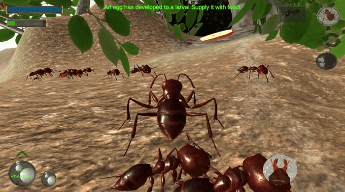 ant simulation 3d