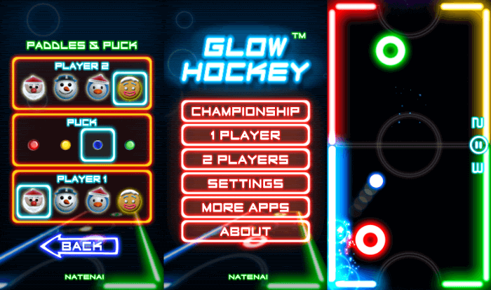 glow hockey